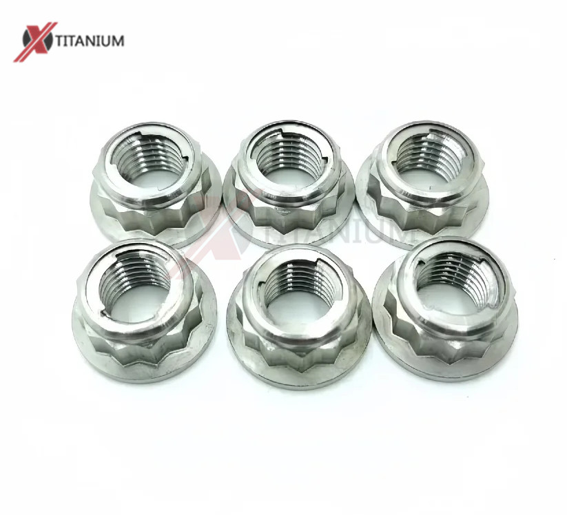 12 Point Titanium All Metal Lock Nuts